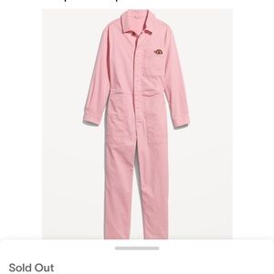 DONATING 06/25 - NWT Old Navy Pink Jumper Jumpsuit Boiler Suit Rainbow Pride - M
